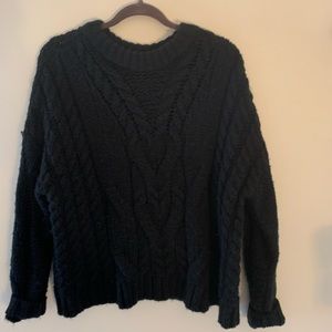 Big and bulky knit sweater